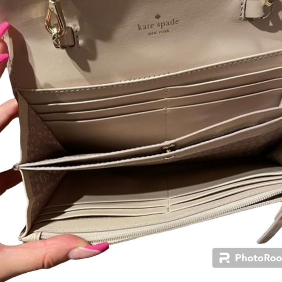 Kate Spade Pearl Blush Clutch Crossbody Bag - Picture 9 of 16